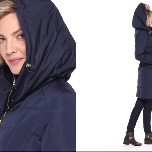 COLE HAAN Women's Box-Quilt Down Puffer Coat